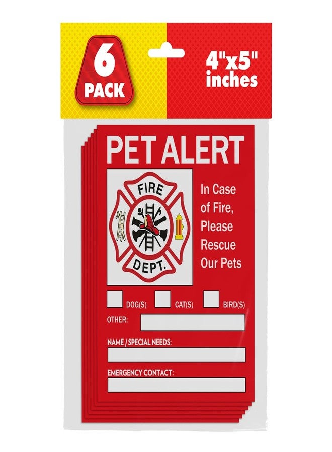 Pixelverse Design Pet Alert Safety Fire Rescue Sticker - Save Our Pets Emergency Inside Decal - House Home Window Door Sign - Image 1